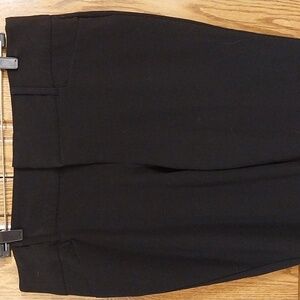 Apt 9 Women's Tummy Control Dress Pants  12P Short Black High-Rise Straight Legs